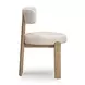 Odessa Cream Performance Fabric Upholstered Dining Chair