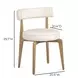 Nikita Cream Upholstered Dining Chair