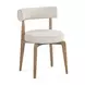 Nikita Cream Performance Fabric Upholstered Dining Chair