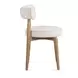 Nikita Cream Performance Fabric Upholstered Dining Chair