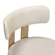 Odessa Taupe Upholstered Counter Height Stool