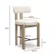 Odessa Cream Upholstered Counter Height Stool
