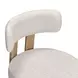 Odessa Cream Performance Fabric Upholstered Counter Height Stool