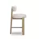 Odessa Cream Performance Fabric Upholstered Counter Height Stool