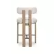 Odessa Cream Performance Fabric Upholstered Counter Height Stool