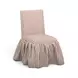 Gertrude Brown and White Performance Fabric Upholstered Dining Chair