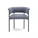 Taylor Blue Performance Chenille Upholstered Dining Chair