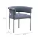 Taylor Blue Performance Chenille Upholstered Dining Chair