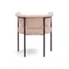 Taylor Light Pink Performance Chenille Upholstered Dining Chair
