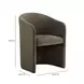 Seraphina Chocolate Brown Performance Velvet Upholstered Dining Chair