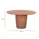 Margot Red Terracotta Outdoor 54" Round Dining Table