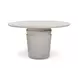 Margot Light Gray Outdoor 54" Round Dining Table