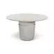 Margot Light Gray Outdoor 54" Round Dining Table