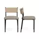 Celine Brown Performance Boucle Upholstered Dining Chair Set of 2