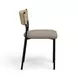 Celine Brown Performance Boucle Upholstered Dining Chair Set of 2