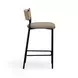 Celine Brown Performance Boucle Upholstered Counter Height Stool