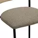 Celine Brown Performance Boucle Upholstered Bar Stool