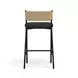 Celine Black Performance Boucle Upholstered Counter Height Stool
