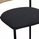 Celine Black Performance Boucle Upholstered Bar Stool
