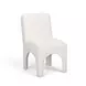 Tomlin Cream Performance Chenille Upholstered Dining Chair