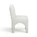 Tomlin Cream Performance Chenille Upholstered Dining Chair