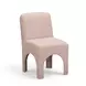 Tomlin Light Pink Performance Chenille Upholstered Dining Chair