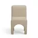 Tomlin Tan Performance Chenille Upholstered Dining Chair