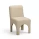 Tomlin Tan Performance Chenille Upholstered Dining Chair