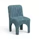Tomlin Teal Performance Chenille Upholstered Dining Chair