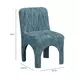 Tomlin Teal Performance Chenille Upholstered Dining Chair