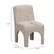 Tomlin Beige Performance Chenille Upholstered Dining Chair