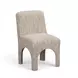 Tomlin Beige Performance Chenille Upholstered Dining Chair