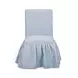 Gertrude Blue Striped Performance Linen Upholstered Dining Chair