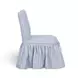 Gertrude Blue Striped Performance Linen Upholstered Dining Chair