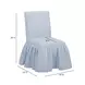 Gertrude Blue Striped Performance Linen Upholstered Dining Chair
