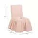 Gertrude Pink Striped Performance Linen Upholstered Dining Chair
