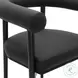 Spara Black Performance Vegan Leather Dining Chair