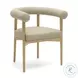 Spara Taupe Performance Vegan Leather Dining Chair