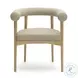 Spara Taupe Performance Vegan Leather Dining Chair