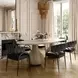 Tatum Black Performance Fabric Dining Chair