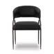 Tatum Black Performance Fabric Dining Chair
