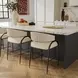 Tatum Cream Performance Fabric 2 Tone Counter Height Stool
