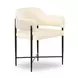Sezanne Cream Performance Fabric 2 Tone Dining Chair