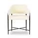Sezanne Cream Performance Fabric 2 Tone Dining Chair