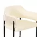 Sezanne Cream Performance Fabric 2 Tone Dining Chair