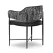 Sezanne Black Performance Fabric Dining Chair