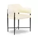 Sezanne Cream Performance Fabric Dining Chair