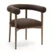Spara Chocolate Brown Performance Fabric Upholstered Dining Chair