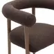 Spara Chocolate Brown Performance Fabric Upholstered Dining Chair