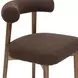 Spara Chocolate Brown Performance Fabric Upholstered Side Chair